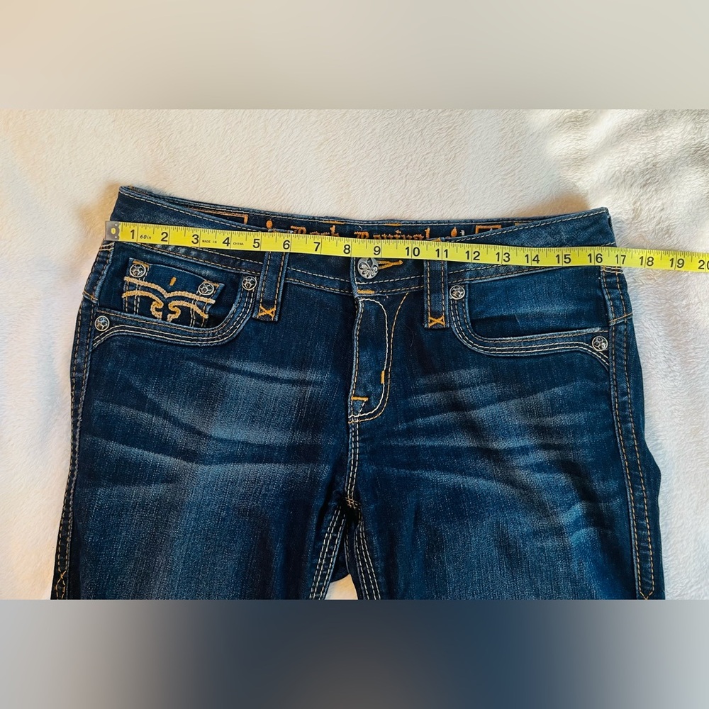 Rock Revival Calli Skinny Indigo Denim Jeans sz 29 - Picture 7 of 10